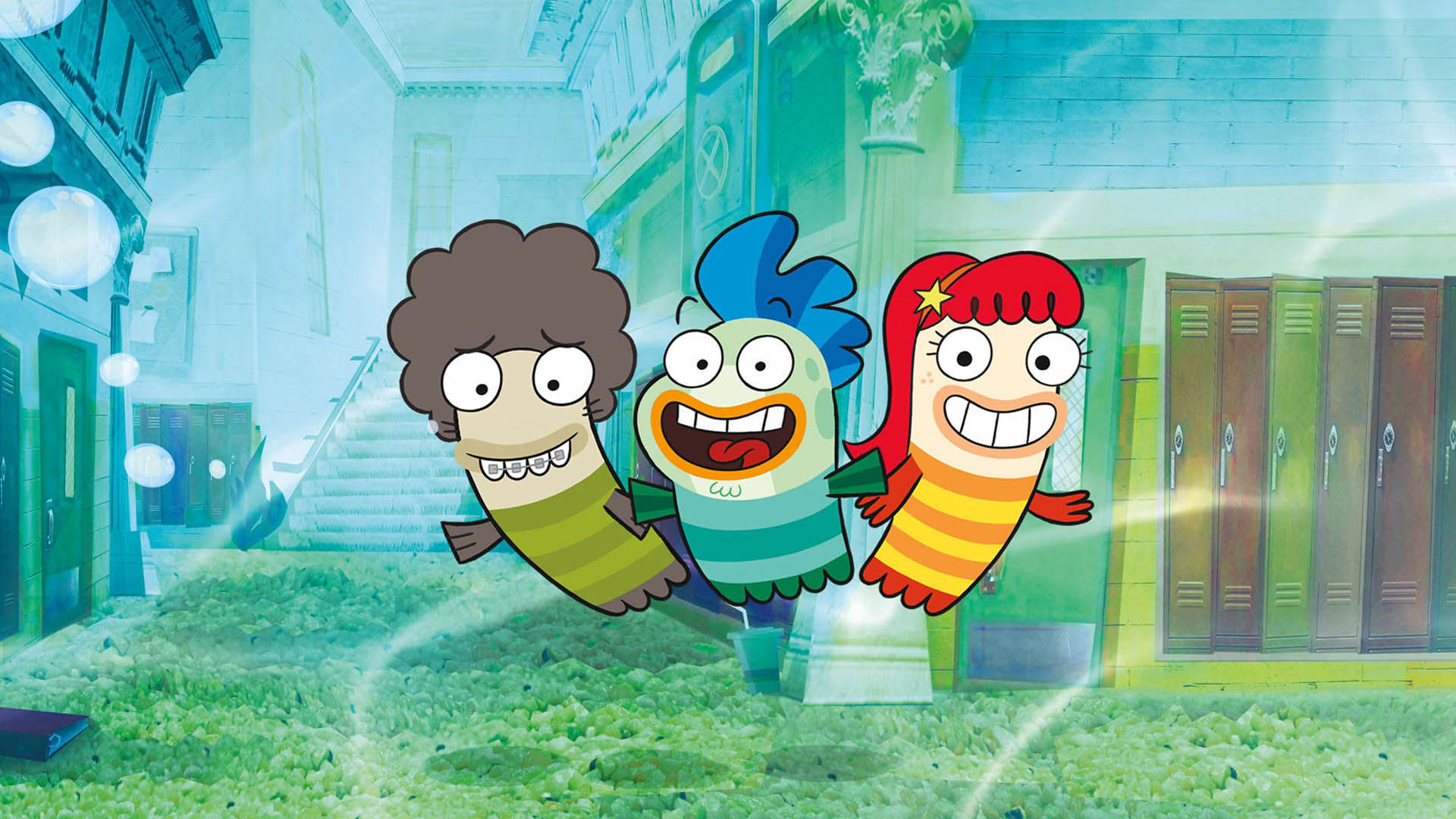 Fish Hooks on Disney+ Qatar | English Arabic (Modern Standard) Korean ...