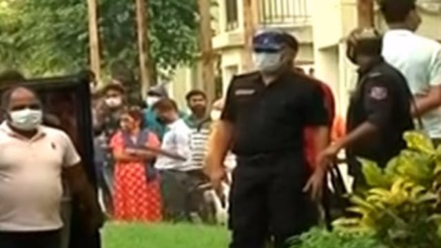 CCTV Footage of Jaipal flat