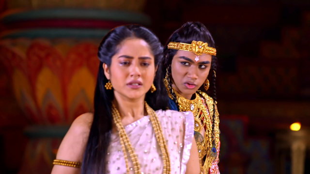 Radha Krishna - Watch Episode 584 - Saambh Instigates Tulsi on Disney+  Hotstar