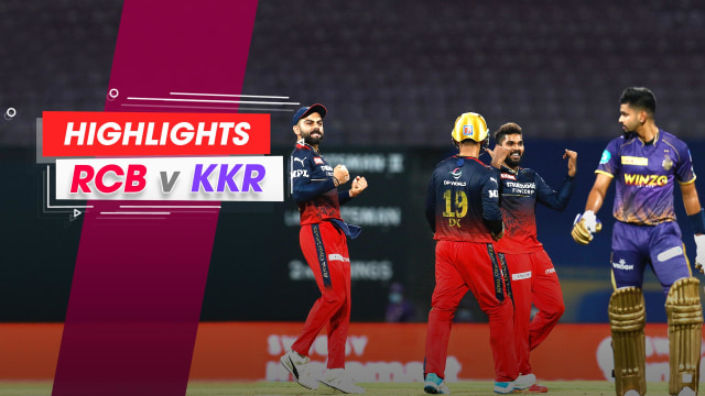 Watch TATA IPL 2022: RCB vs KKR Videos 