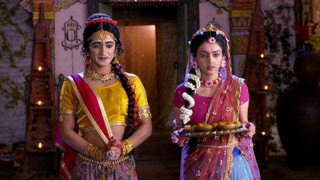 Radha Krishna Watch Episode 260 Radha Covers For Krishna On Disney Hotstar