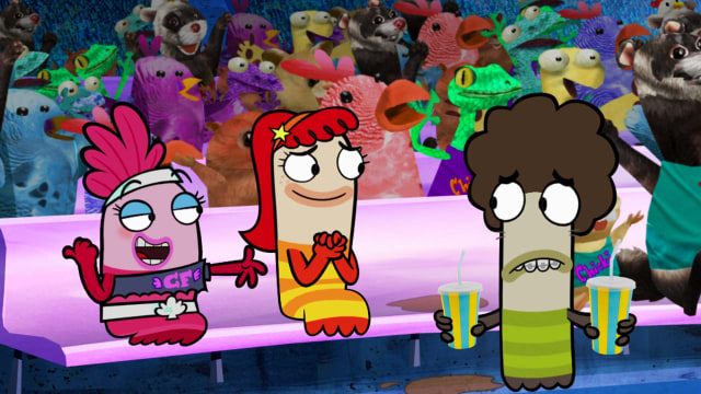 Nonton Fish Hooks Season 3 Episode 4 - Live At The Hamsterwood Bowl   A 