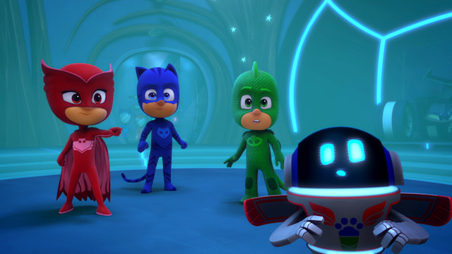 Nonton PJ Masks Season 5 Episode 21 - Moon Marooned / Newton and the ...