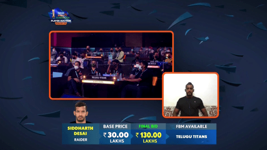 Auction best sale live hotstar