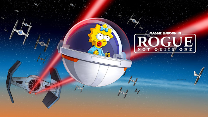 Maggie Simpson in Rogue Not Quite One filme