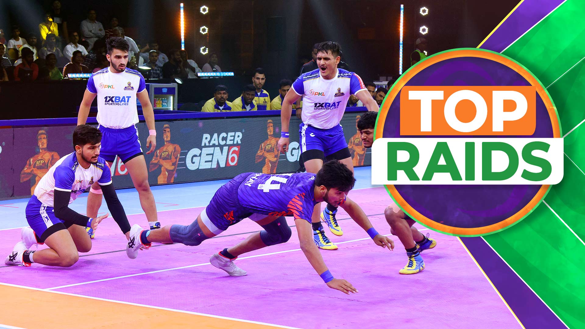 Top Raids: Dabang vs Thalaivas