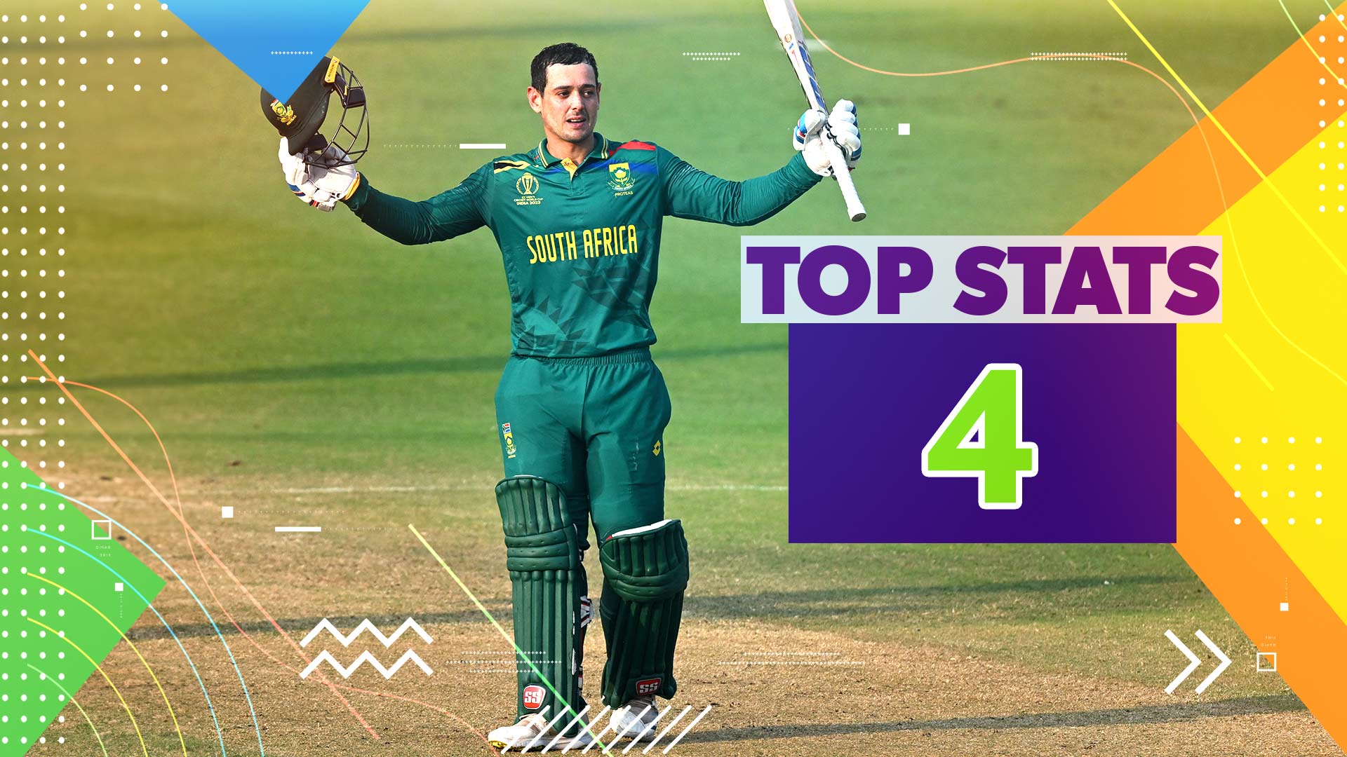 De Kock Headlines SA's Day of Records