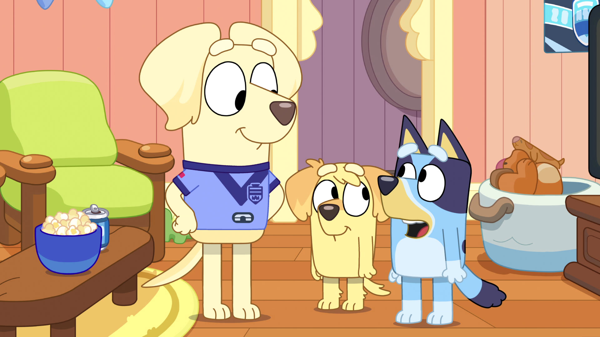 Watch bluey only on Watcho