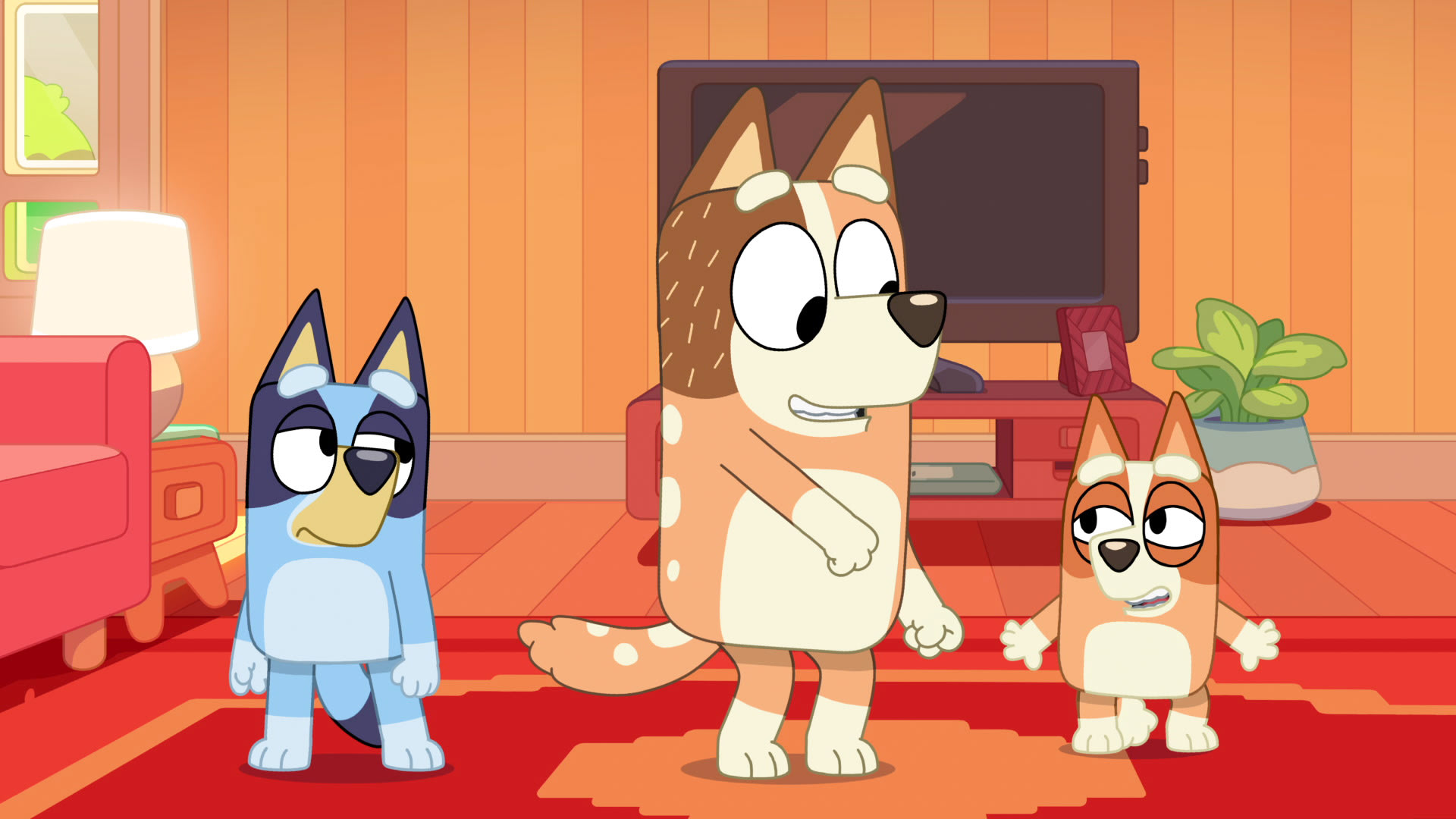 Watch bluey only on Watcho