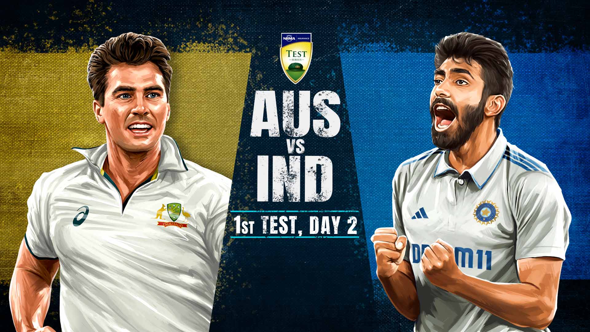 1st Test: AUS vs IND, Day 2