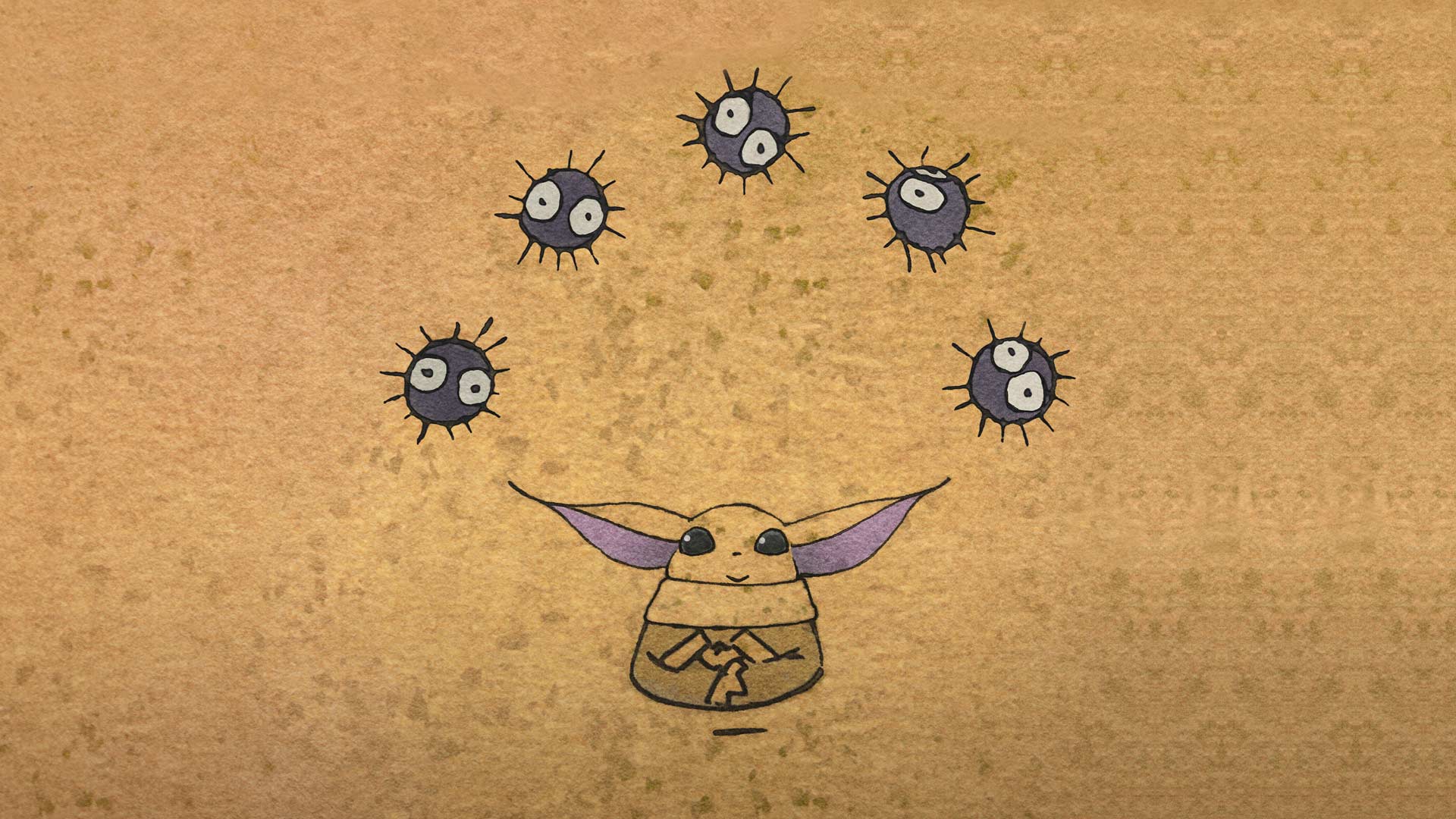 Zen - Grogu and Dust Bunnies on Disney+ UAE | Arabic (Modern Standard ...