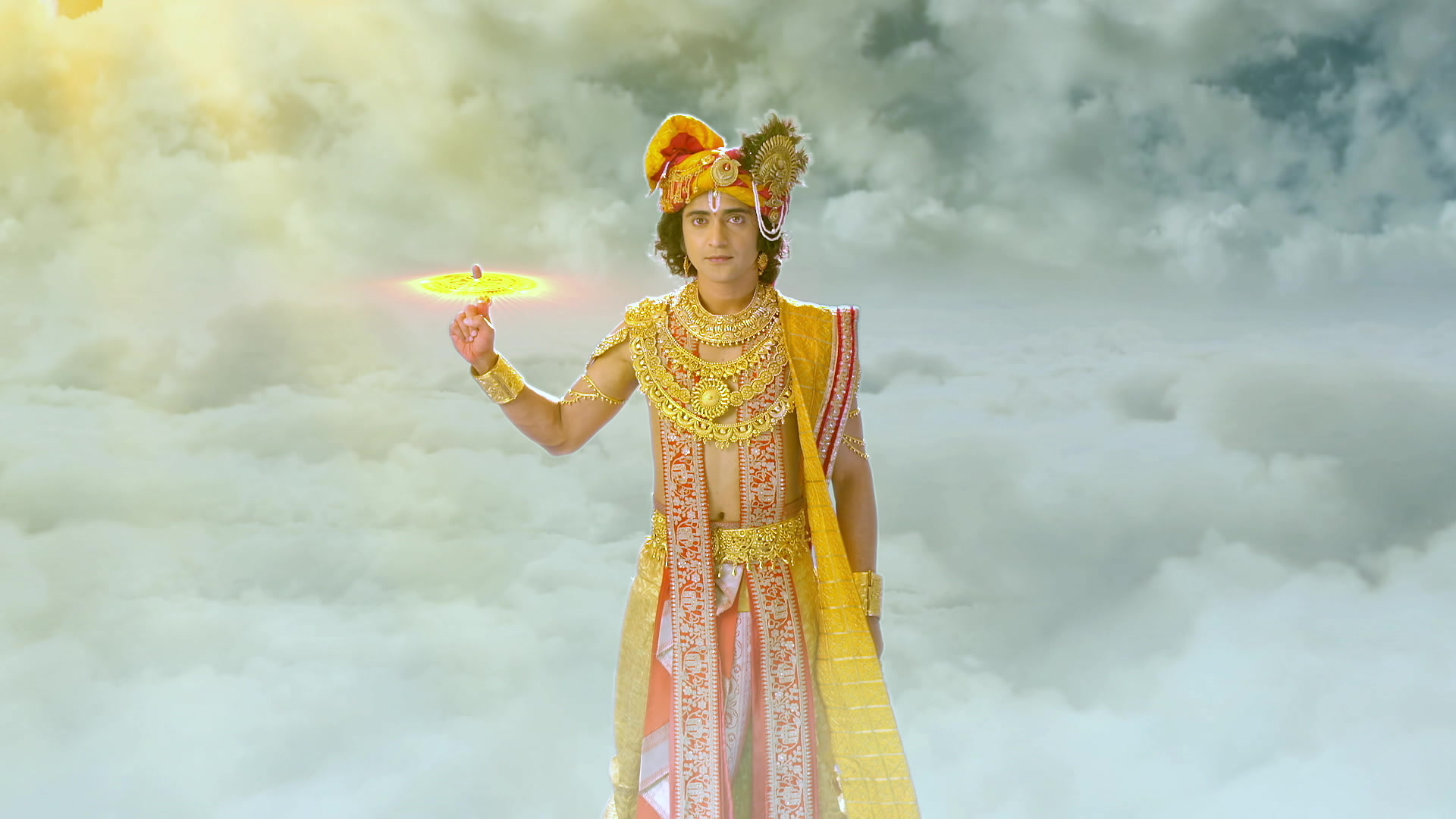 Krishna Arrives to Help Indra