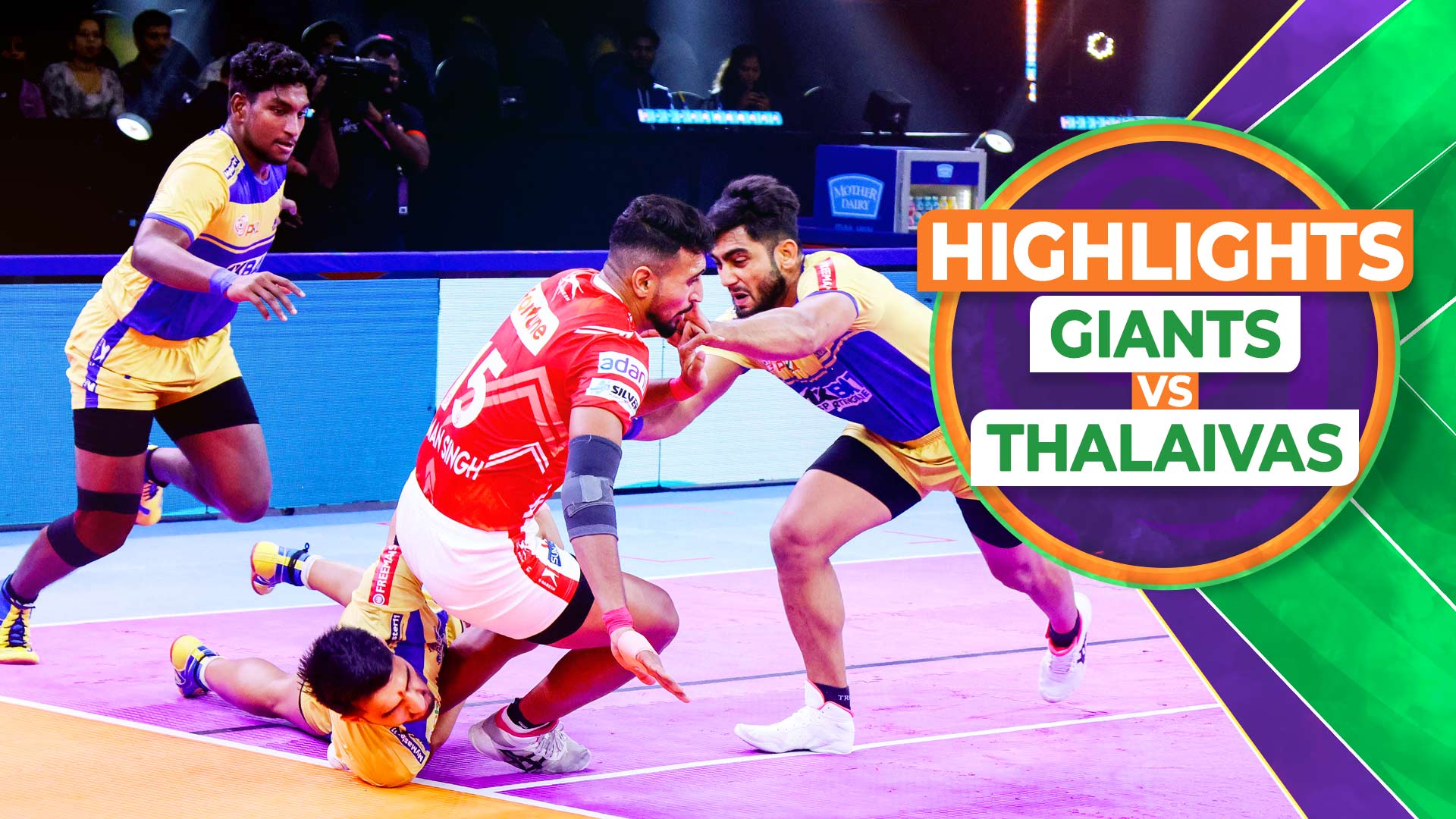 Giants 25-44 Thalaivas