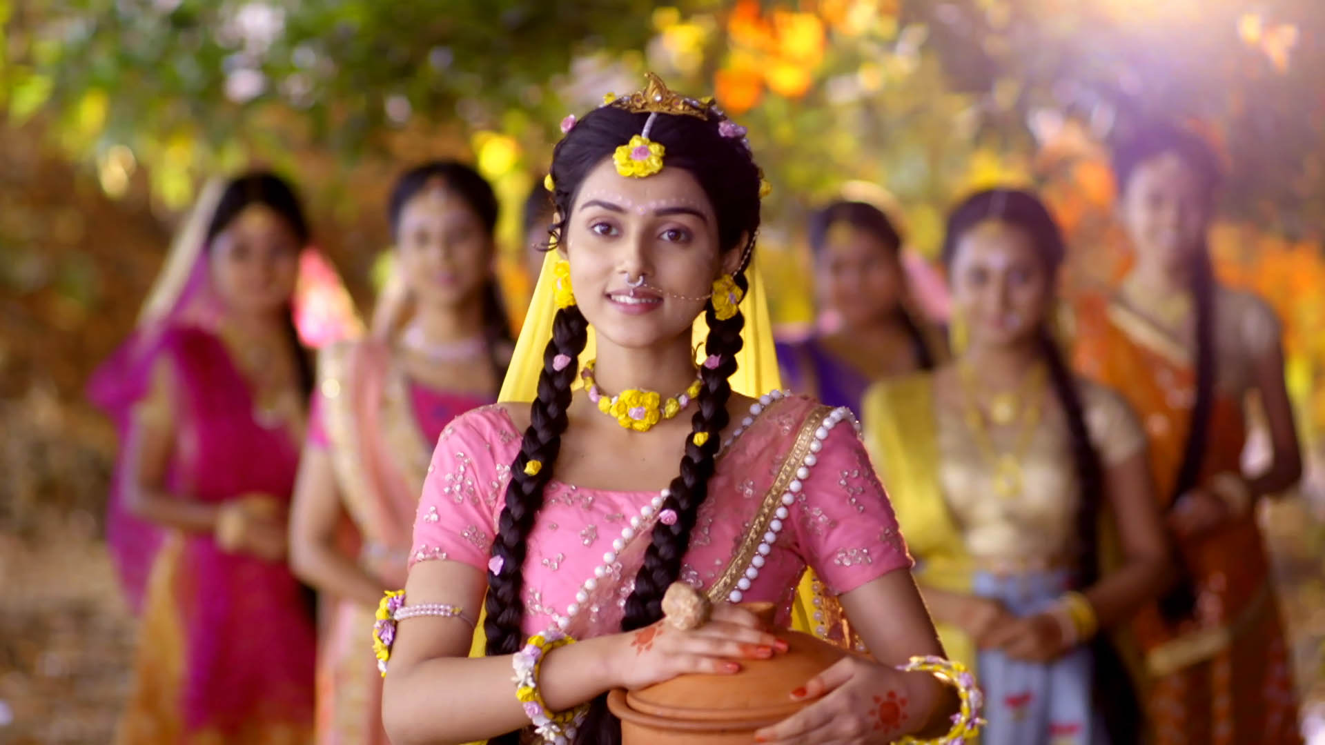 Radha's Surprise for Krishna