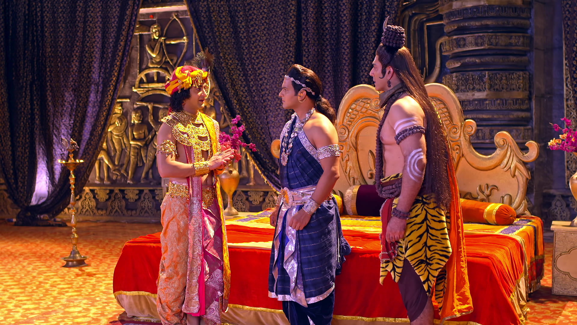 Mahadeva Seeks Krishna's Help