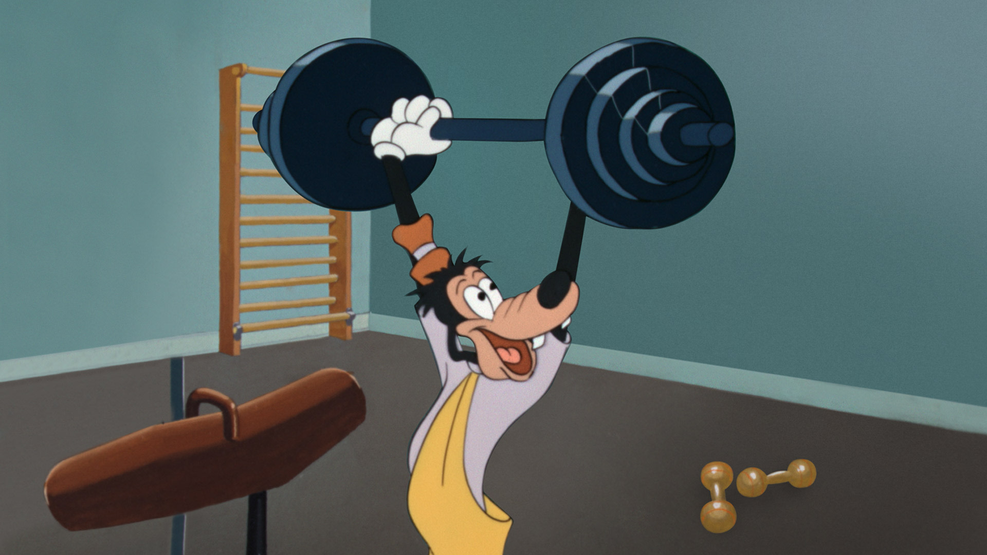 Goofy Gymnastics on Disney+ Iraq | English Animation MOVIE