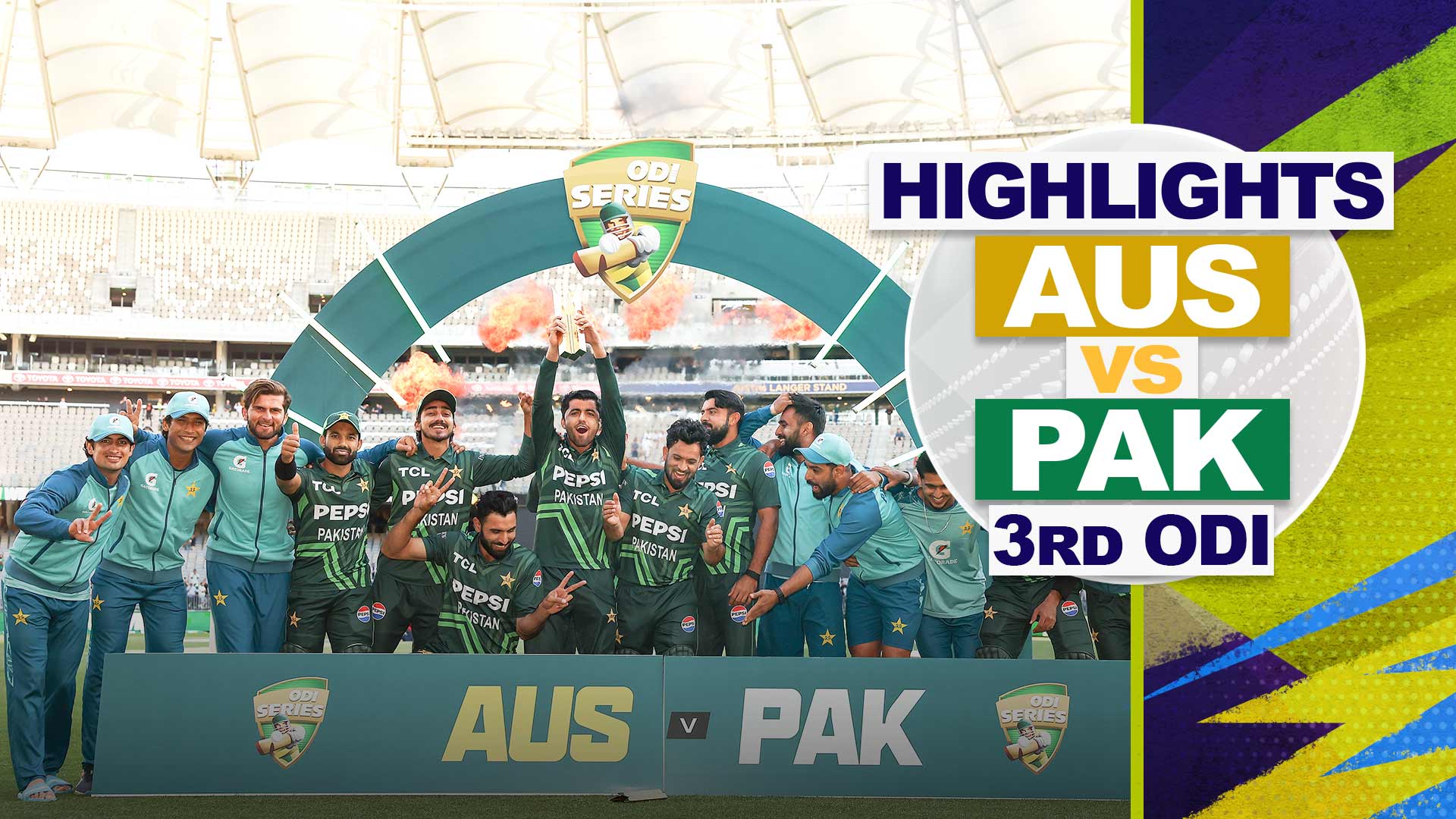 PAK Crush AUS to End 22-Year Wait