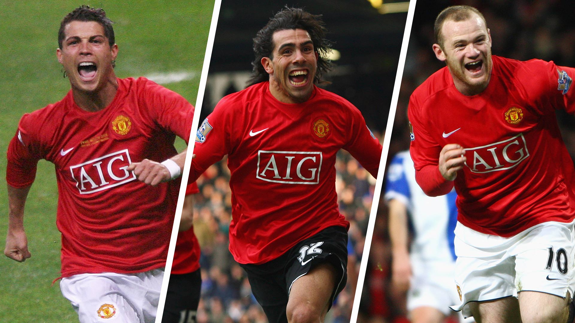 Deadly Trio! Ronaldo, Tevez, Rooney