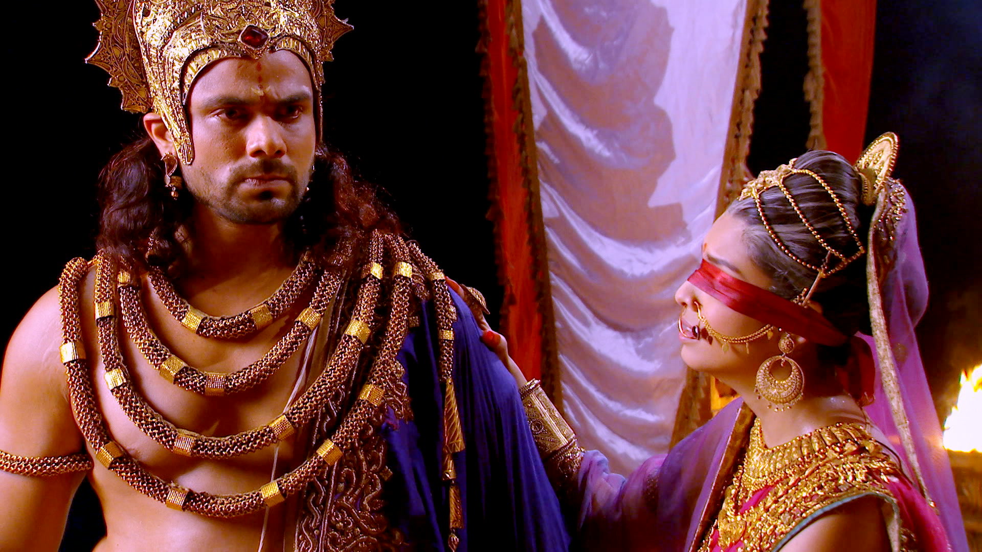 Duryodhan Disobeys Gandhari