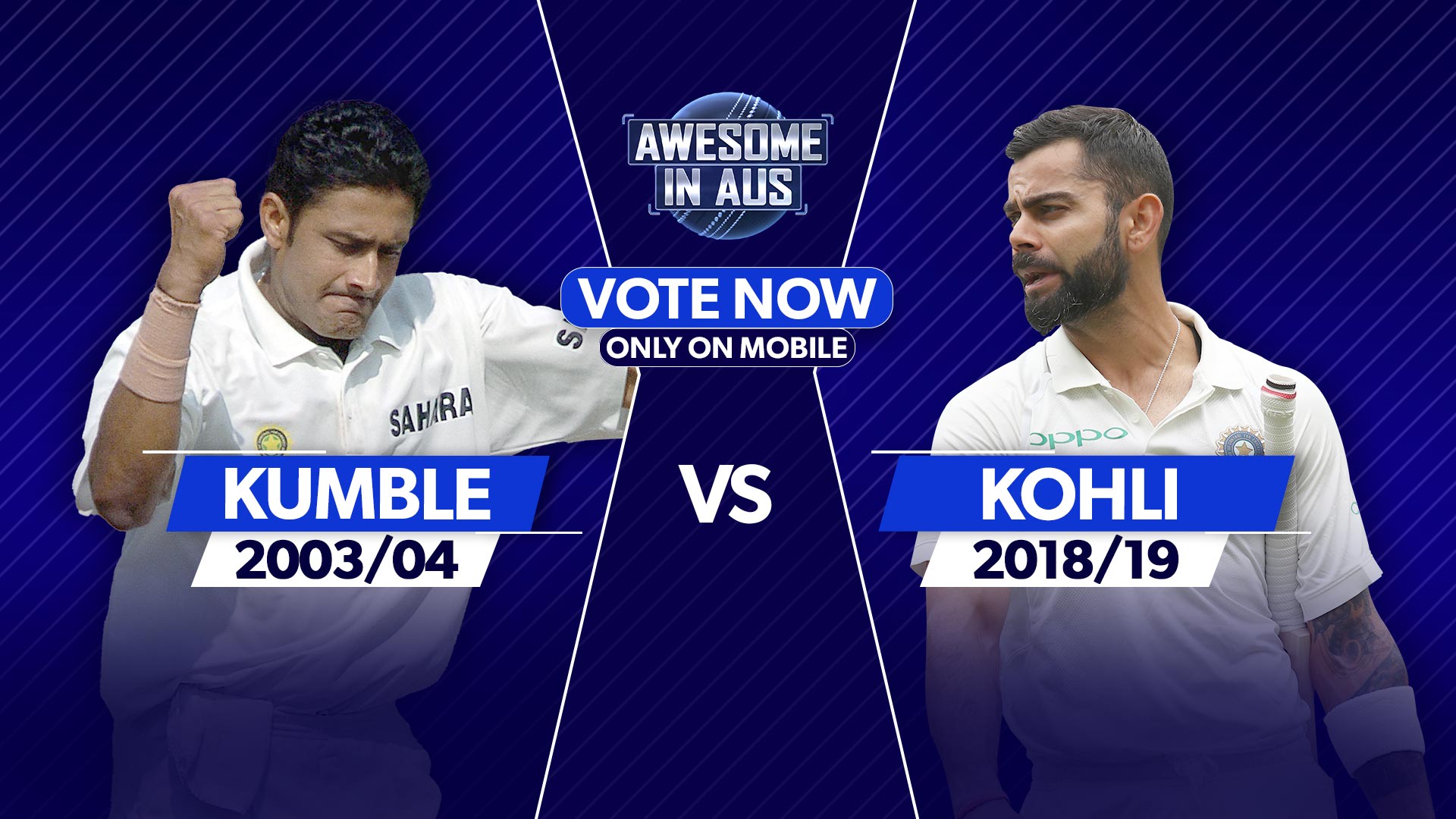 R16: Kumble 03/04 vs Kohli 18/19