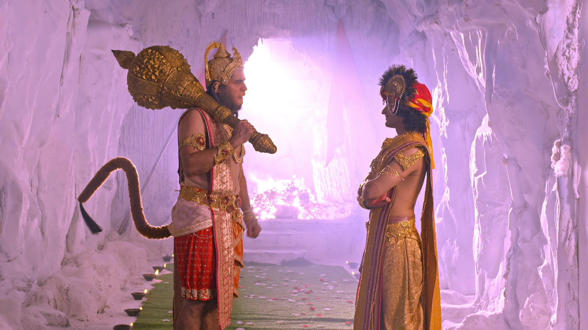 Hanuman Meets Krishna