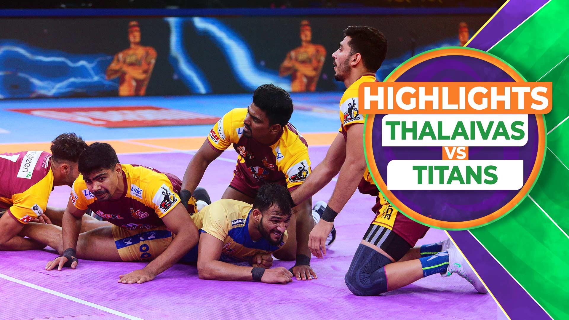 Thalaivas 34-35 Titans