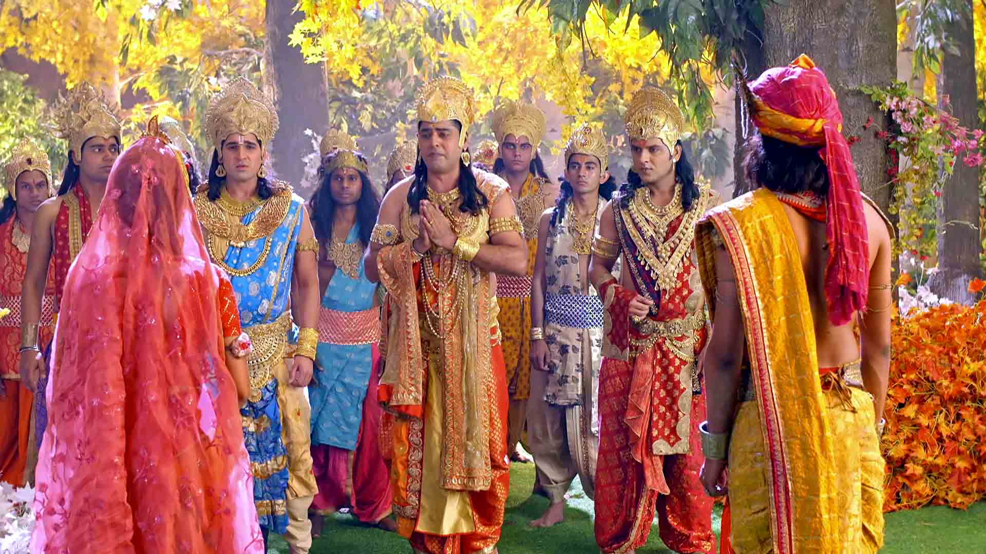 Devas Ask for Radha's Help