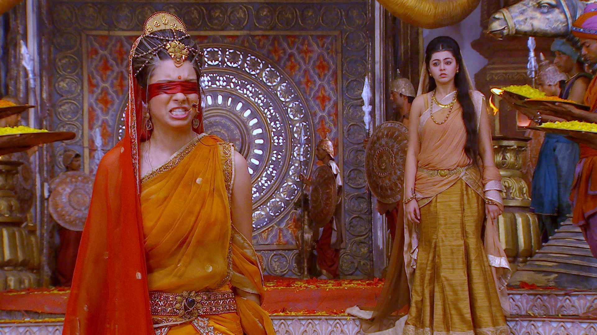 Gandhari Curses Krishna