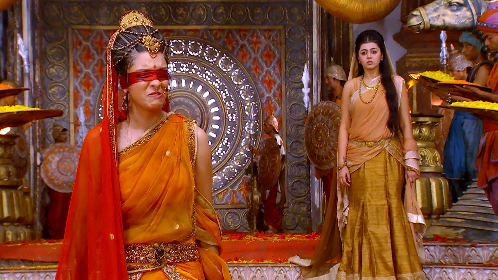 Gandhari Curses Krishna