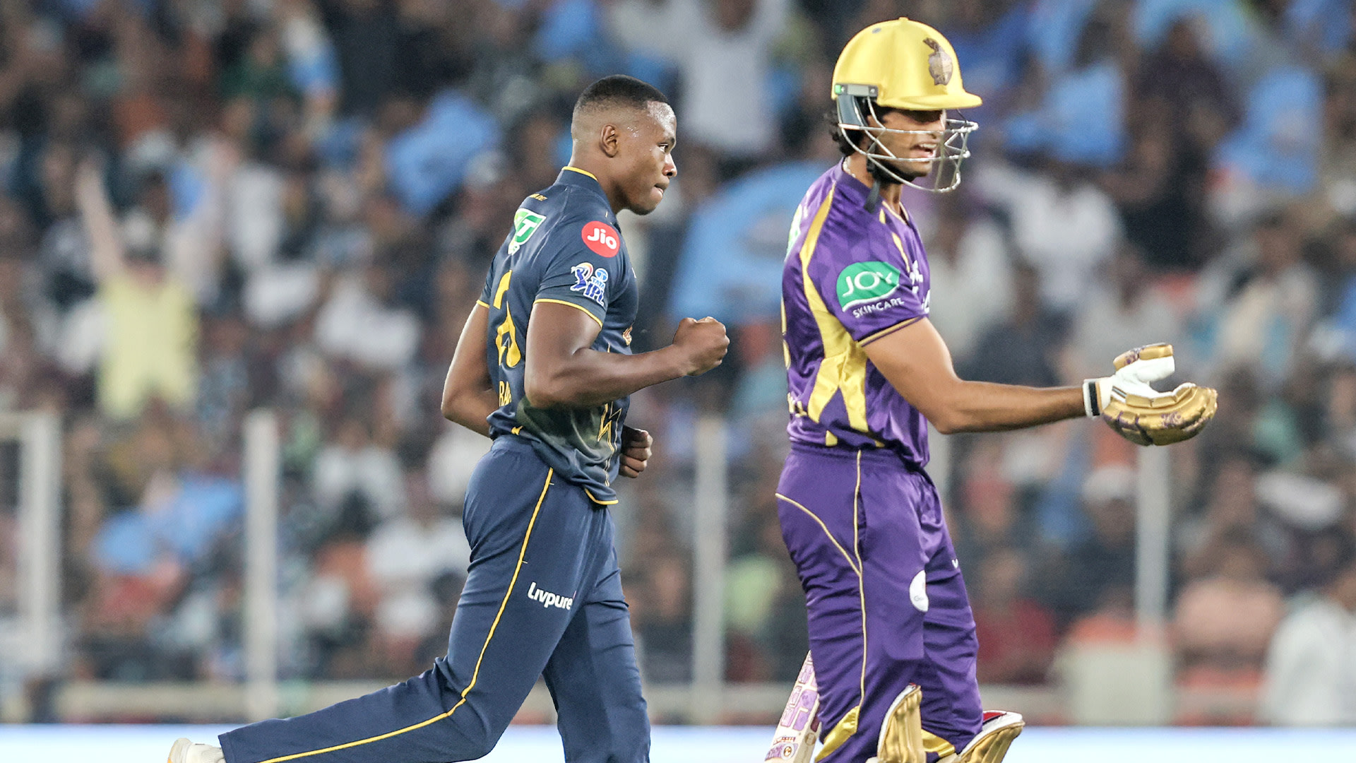 KKR Fall of Wickets vs GT