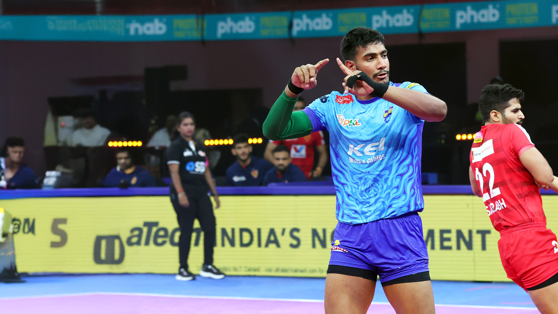 Devank's 12 Raid Points vs Dabang Delhi K.C.