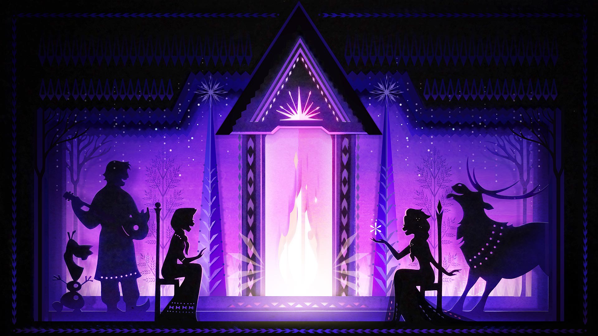 Arendelle Castle Yule Log Cut Paper Edition Trailer Disney+ Hotstar