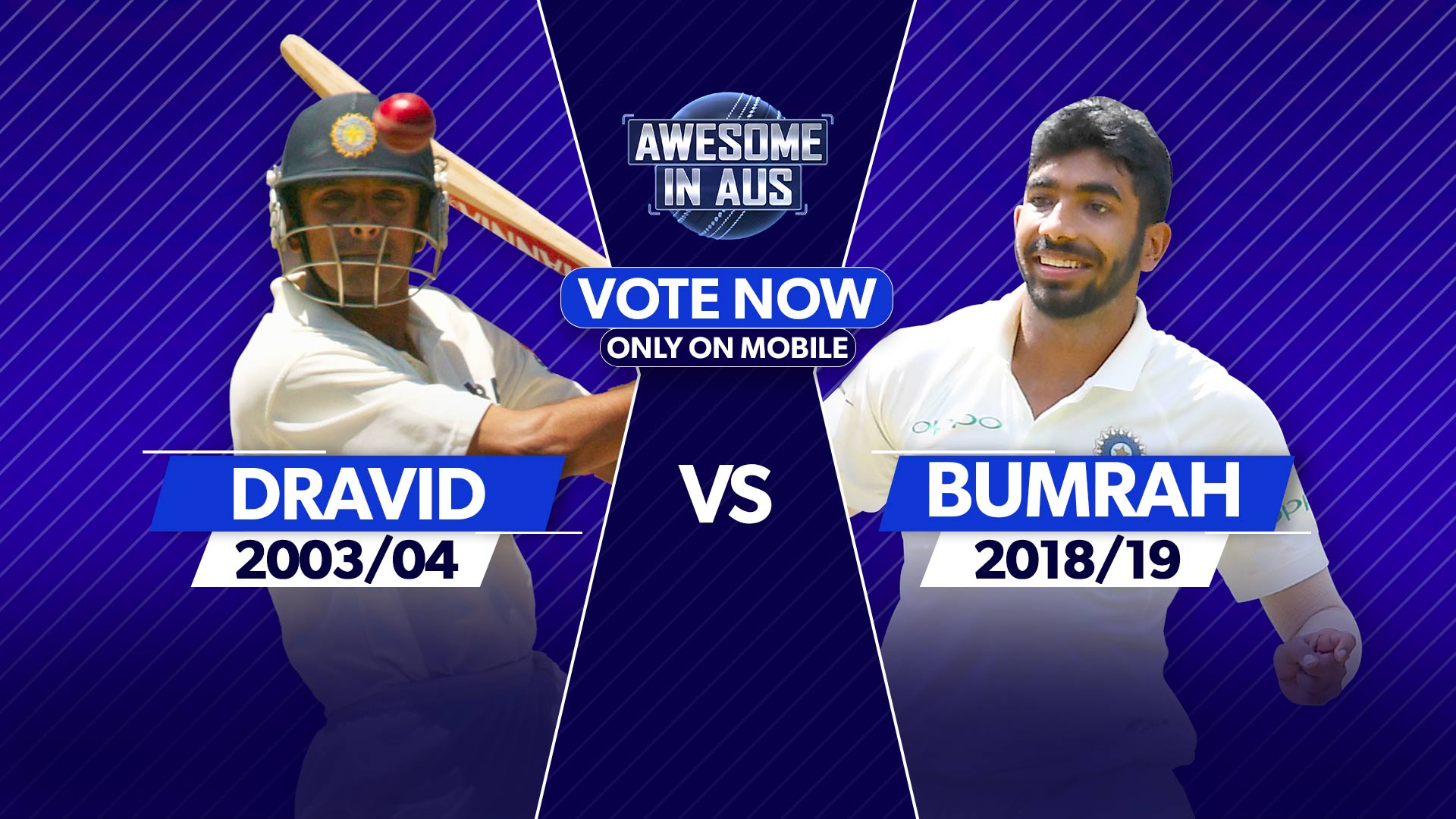 SF1: Dravid 03/04 vs Bumrah 18/19