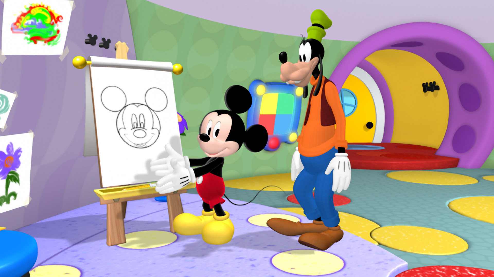 Mickey's Art Show