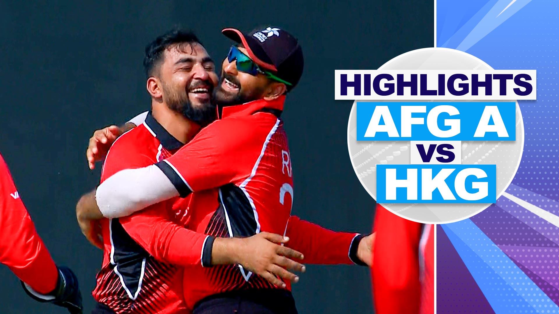 HKG Upset AFG A, Bow Out in Style