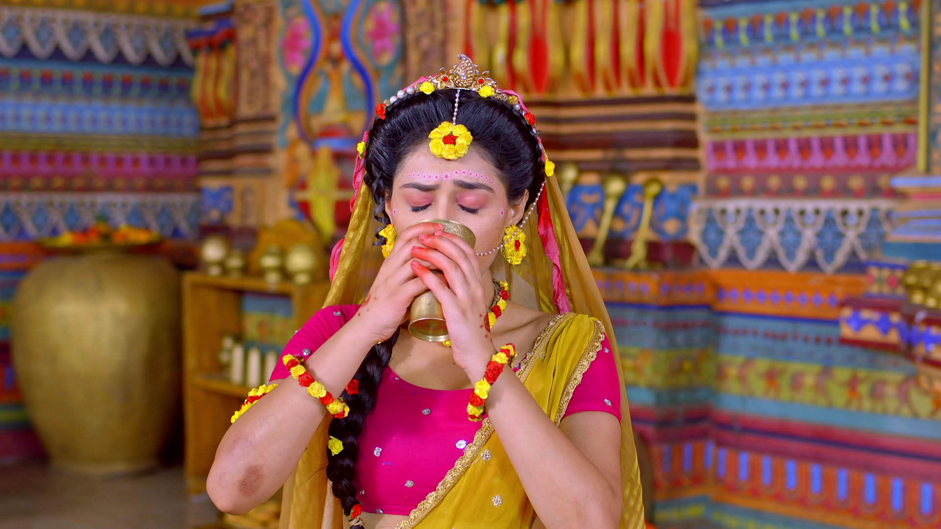 Radha Breaks Her Fast