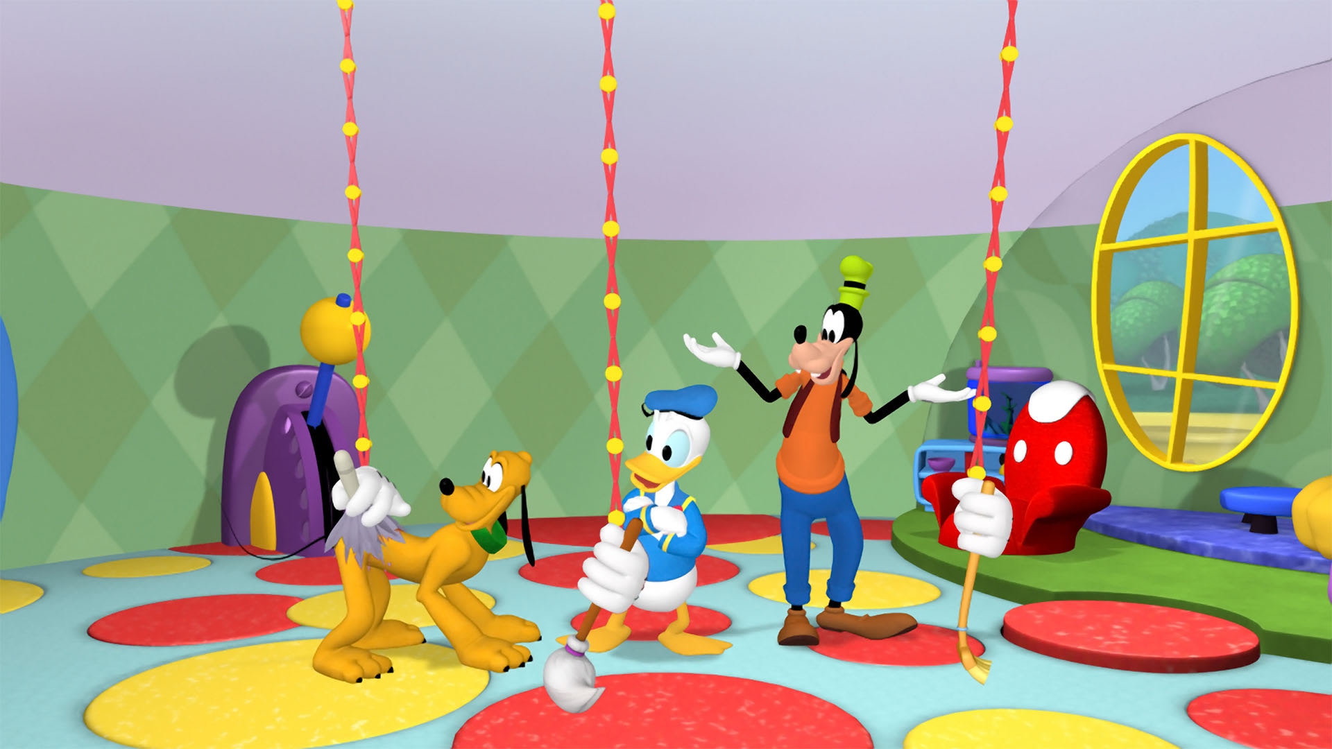 Mickey Mouse Donald S Brand New Clubhouse
