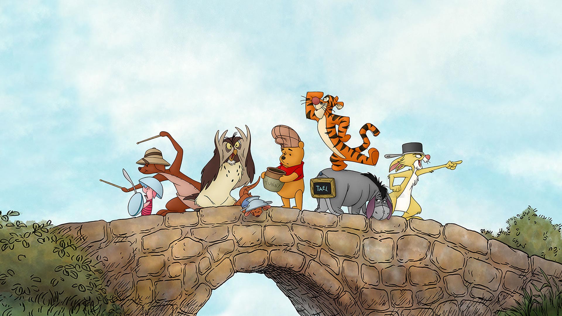 Winnie the Pooh on Disney+ Kuwait | English Arabic (Classical Egyptian