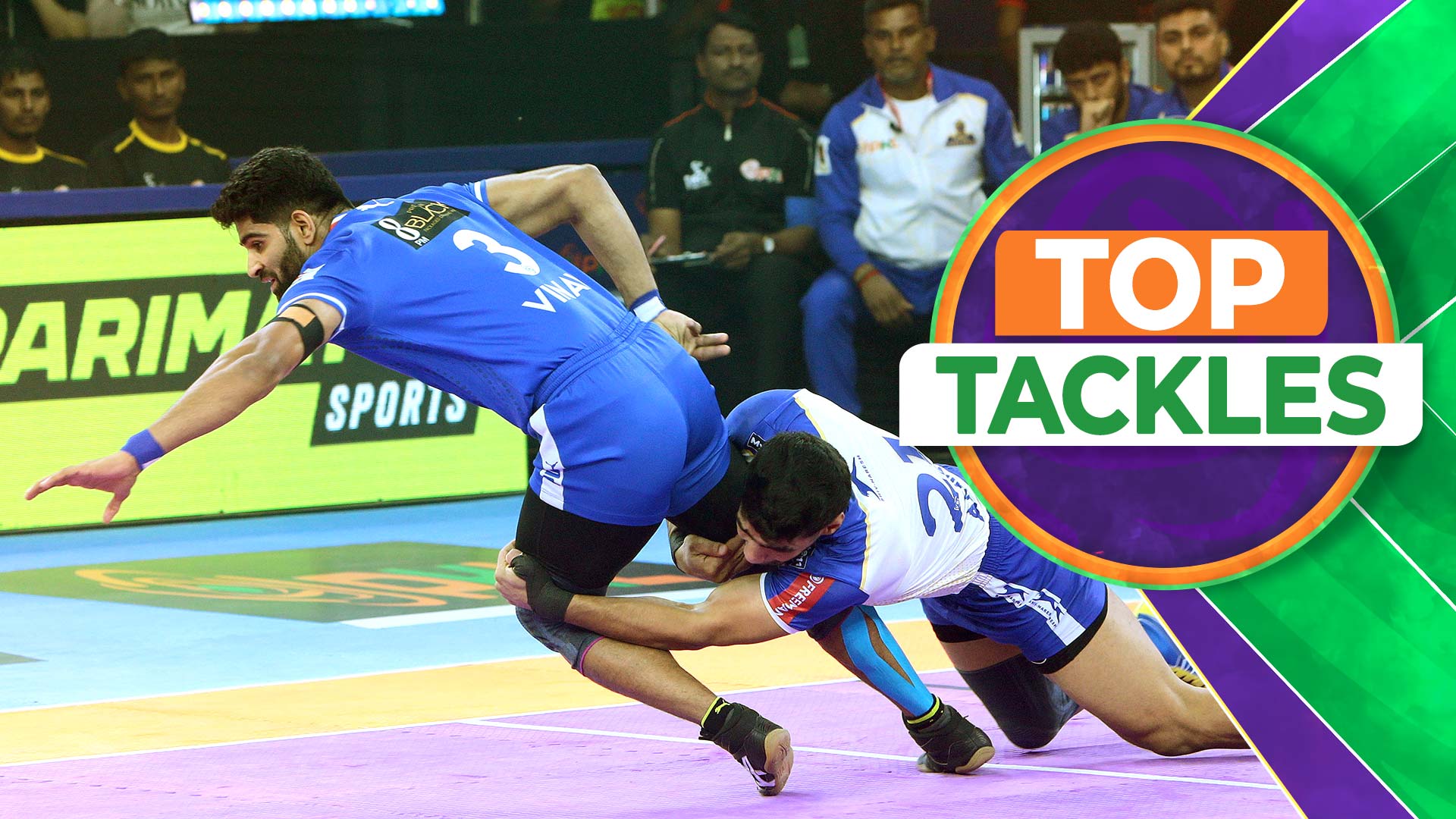 Top Tackles: Steelers vs Thalaivas