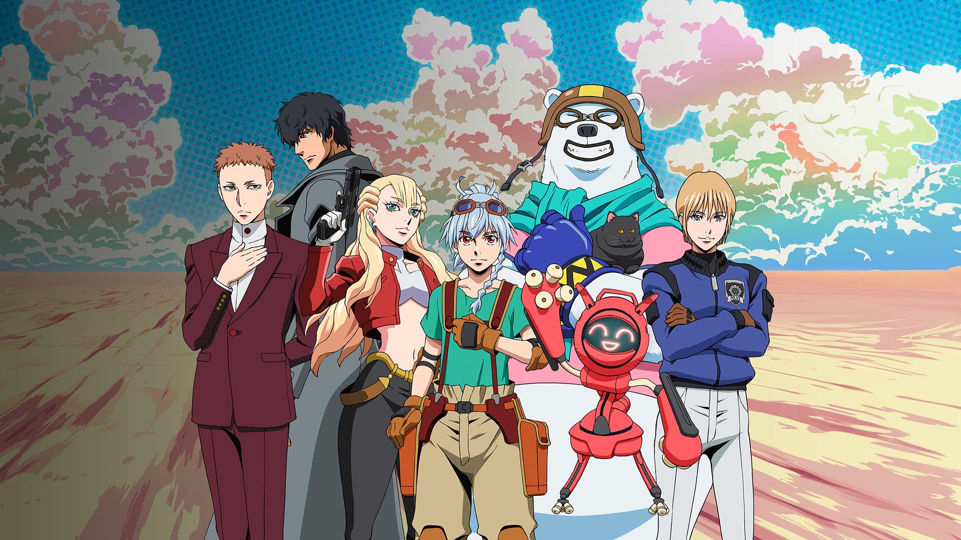 ซีรีส์ BULLET/BULLET Action Anime Adventure Animation Japanese Science ...