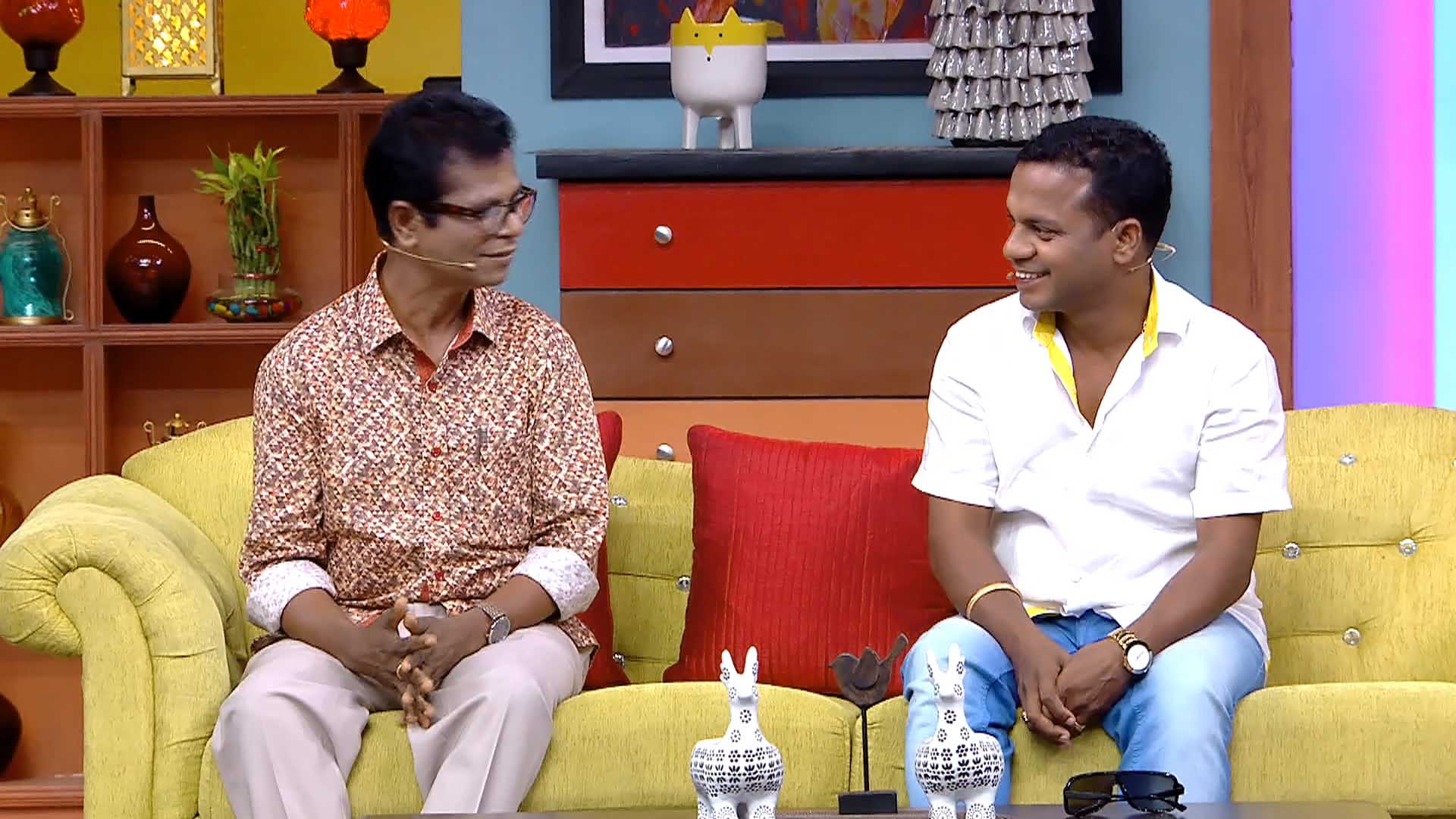 Indrans, Dharmajan on the Show