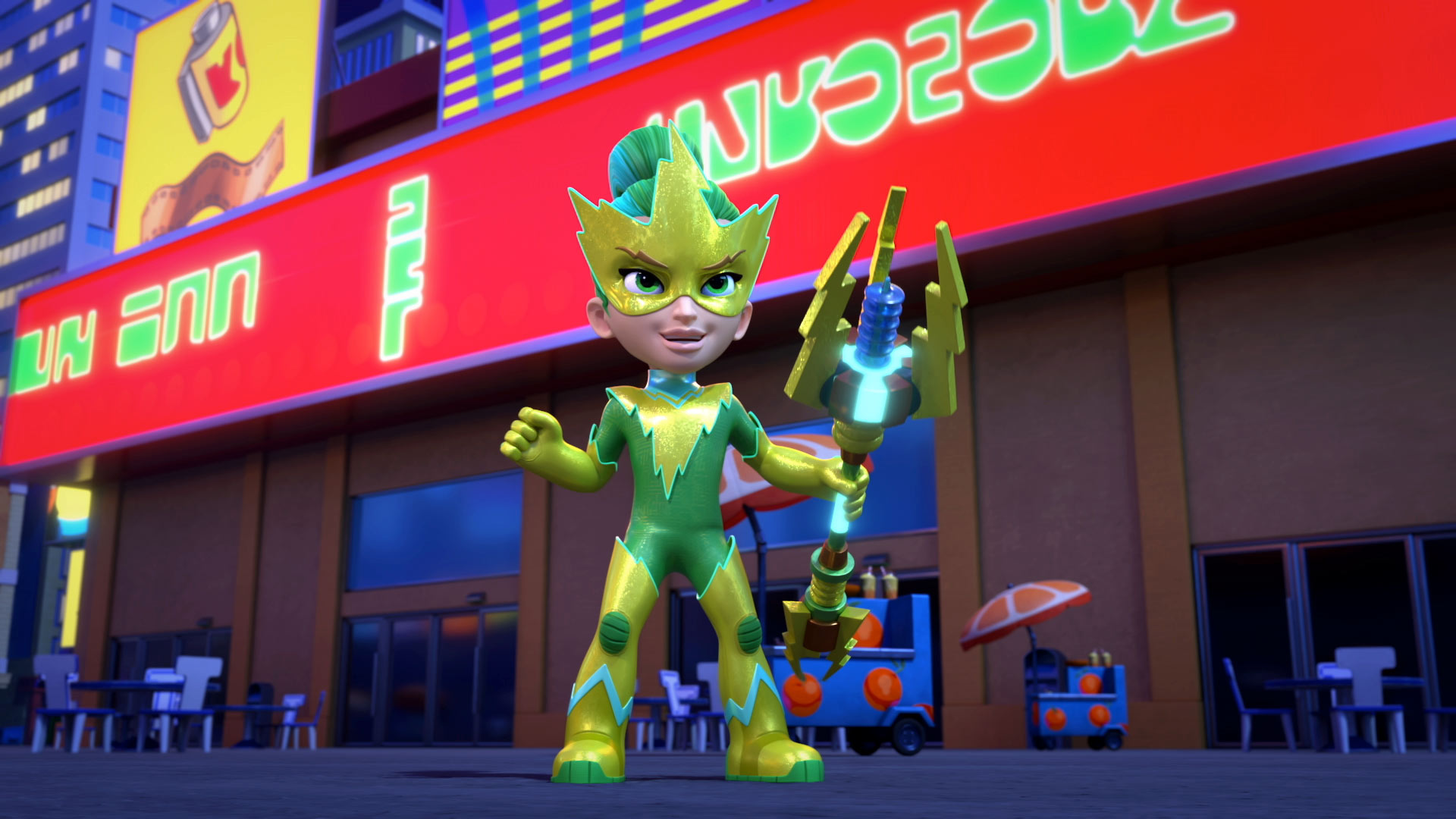 Nonton Electro's Gotta Glow / Black Cat Chaos Season 2 Episode 1 ...