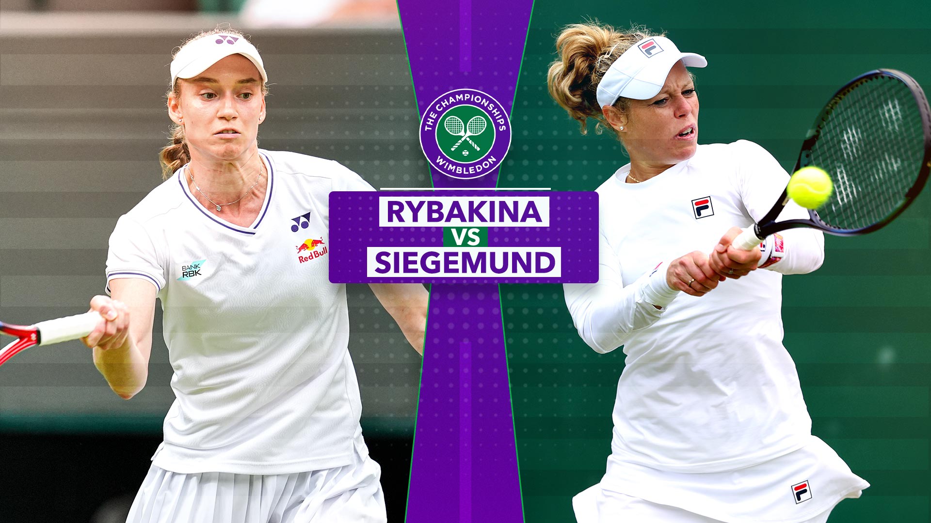 Wimbledon, RD 2: Rybakina vs Siegemund
