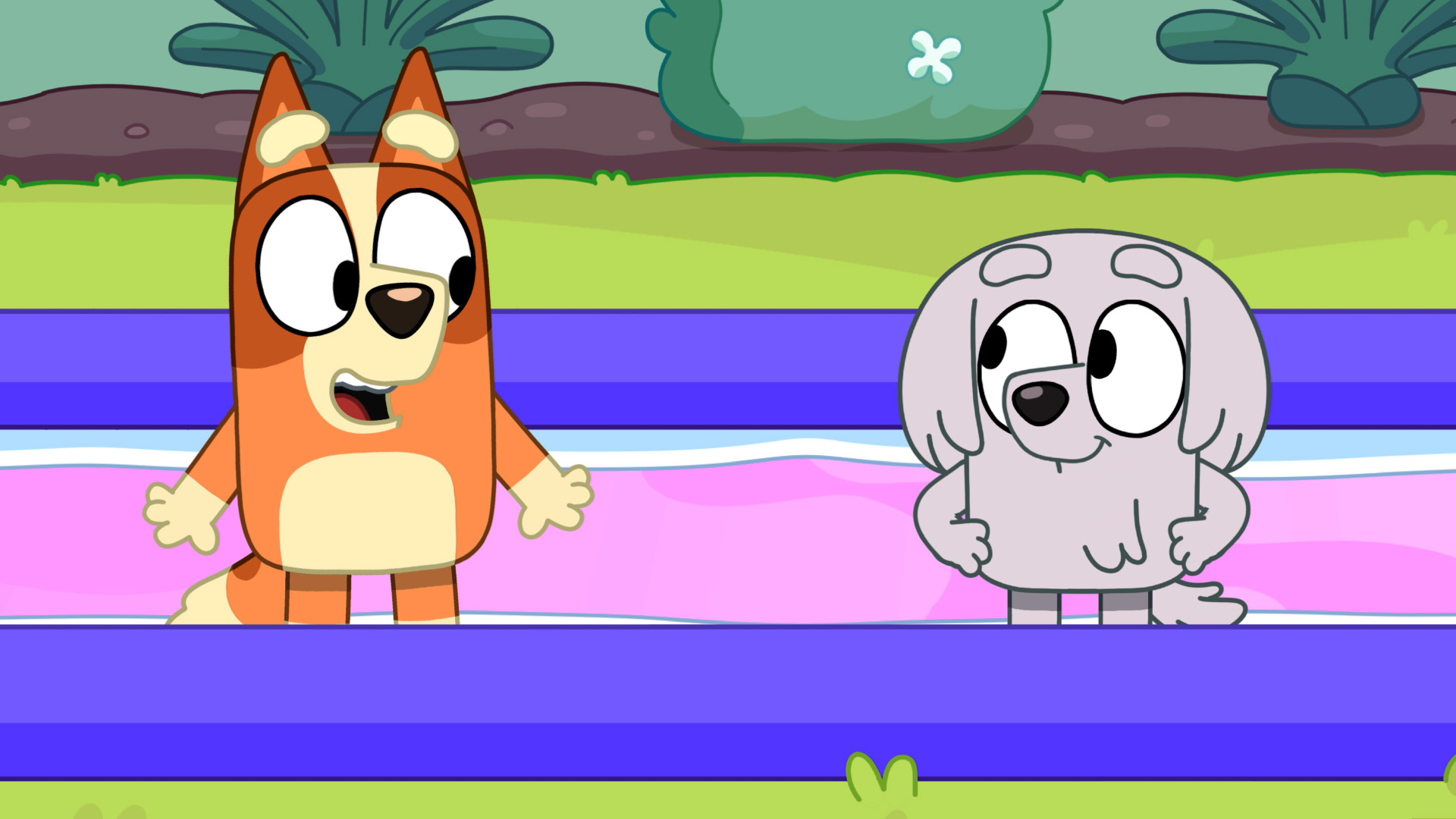 Watch bluey only on Watcho