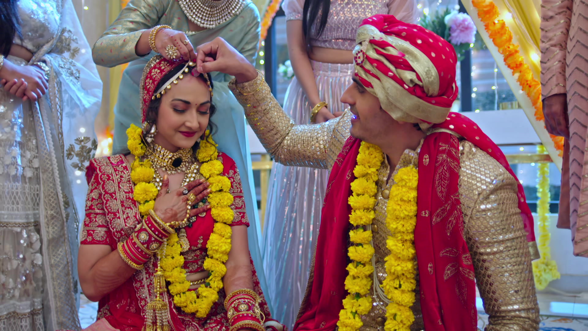 Bhoomi, Dhruv Get Hitched