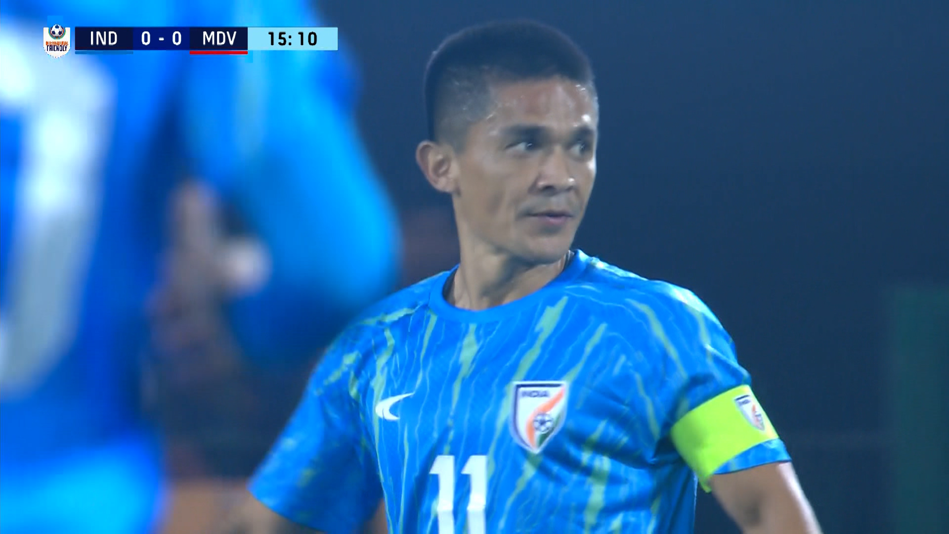 Chhetri Nearly Puts India in Front