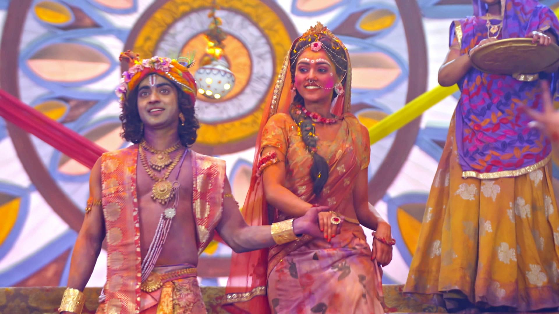 Radha, Krishna Celebrate Holi