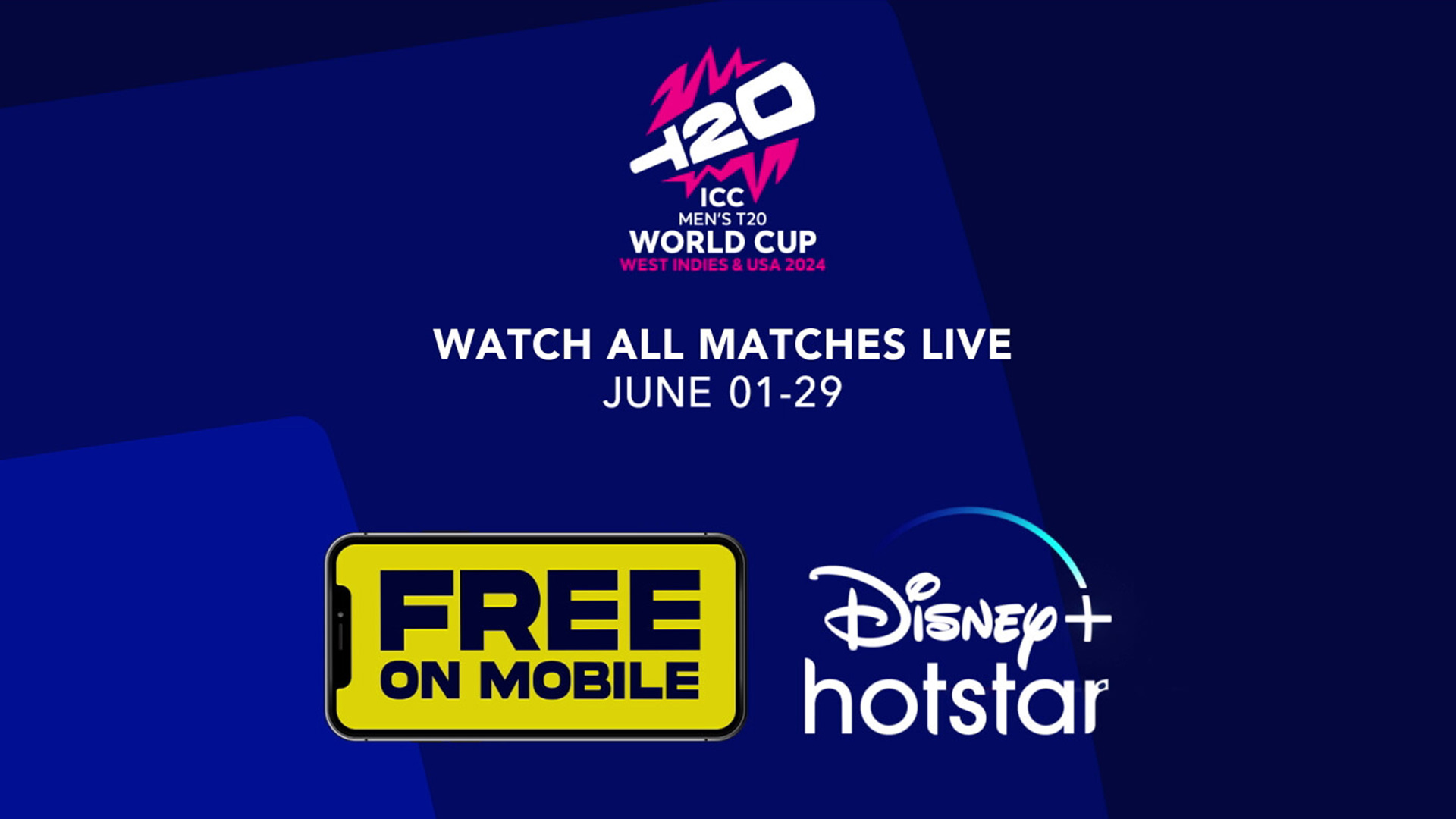 ICC Men s T20 WC LIVE from 2nd June Disney Hotstar