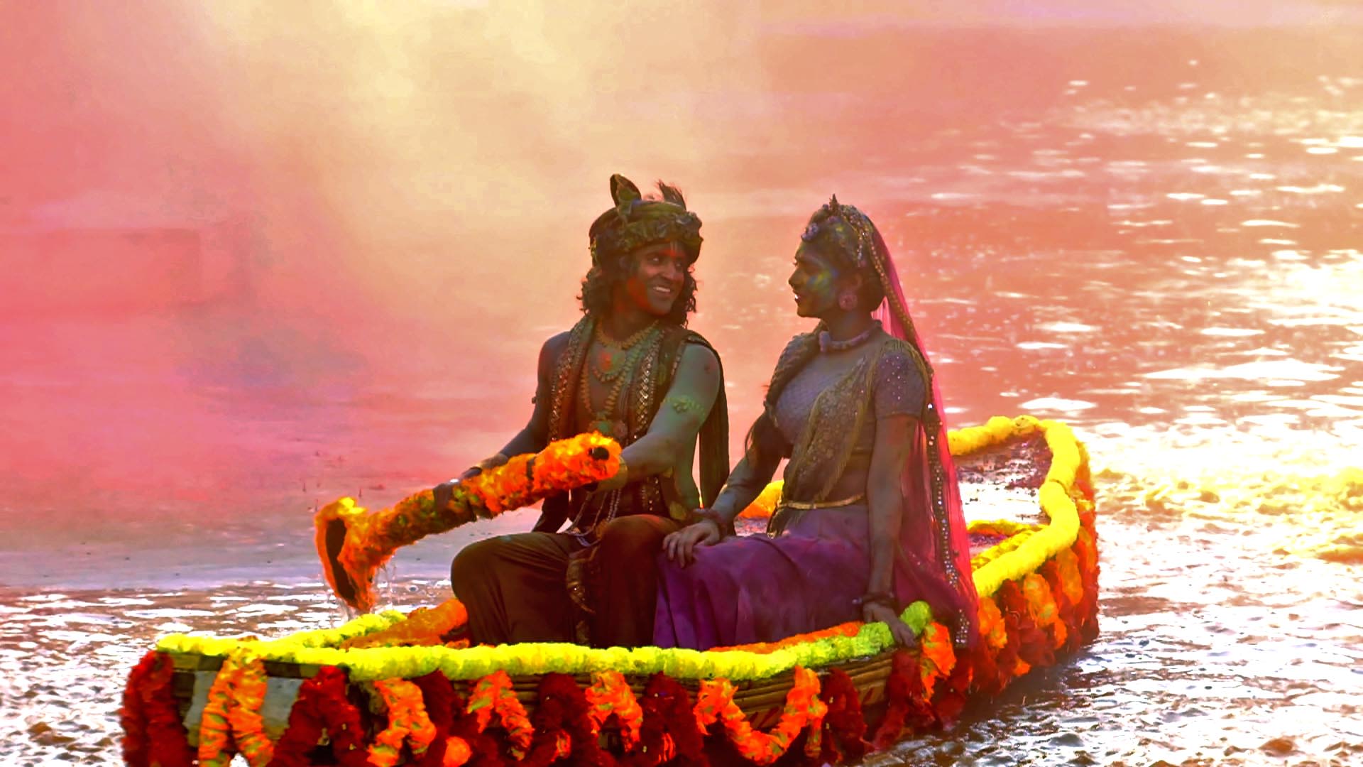 Radha, Krishna Celebrate Holi