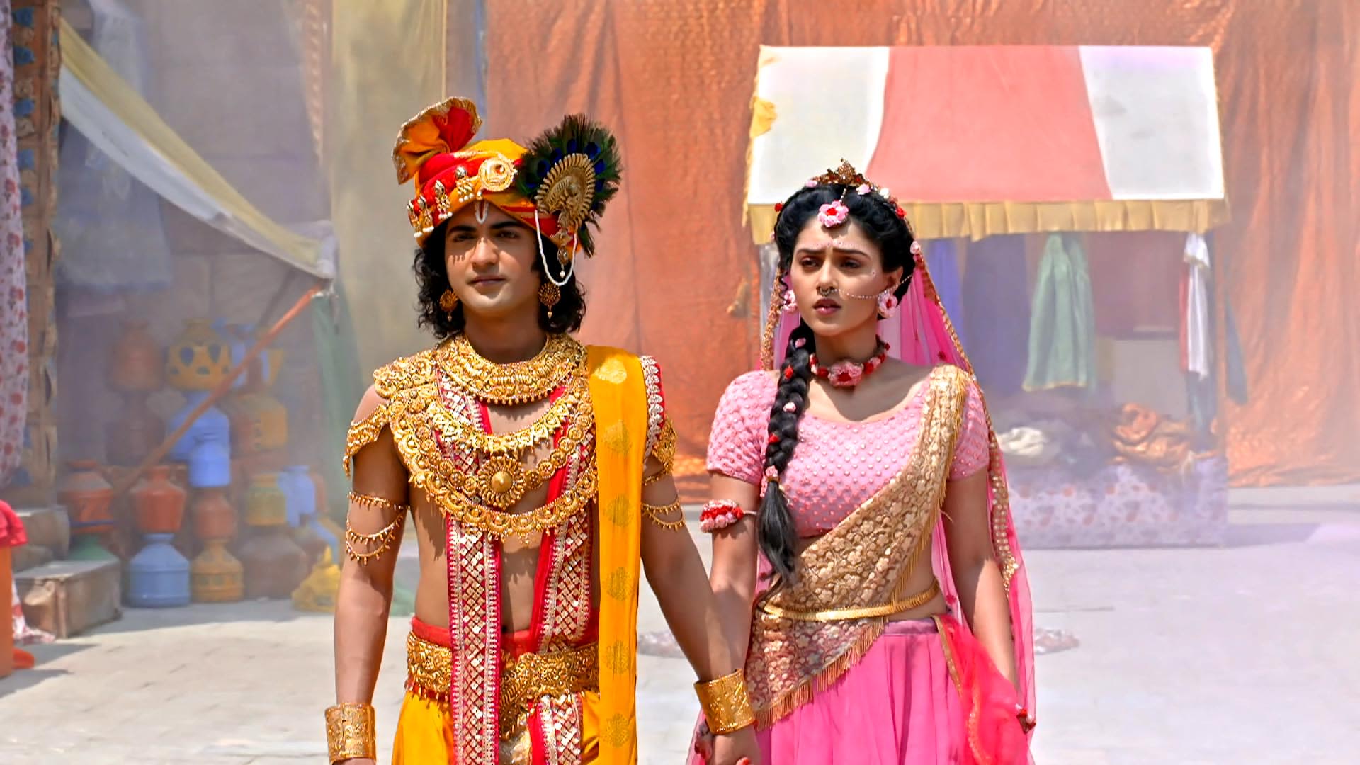 Krishna Motivates Radha